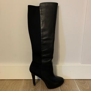 Jessica Simpson black leather boots